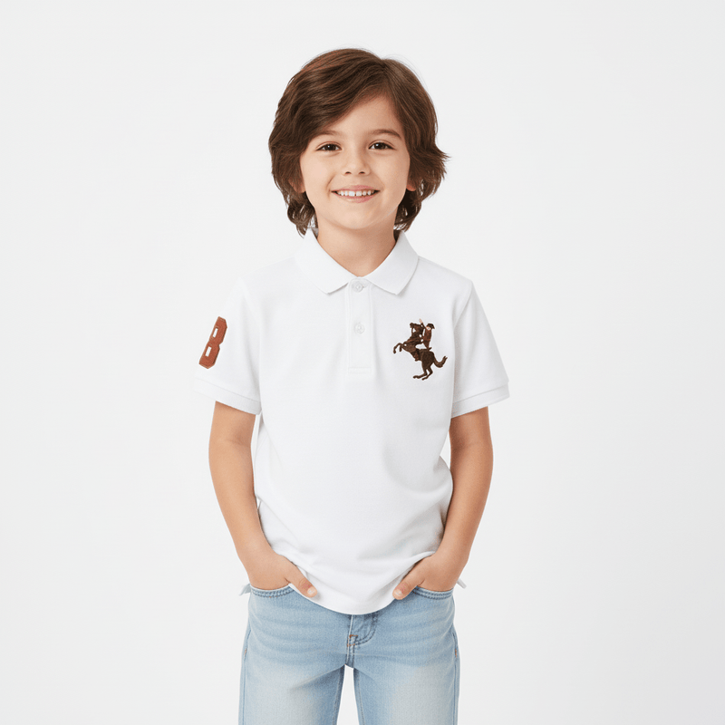 Kids' Embroidered Napoleon Polo 4 Y - Shop Giordano