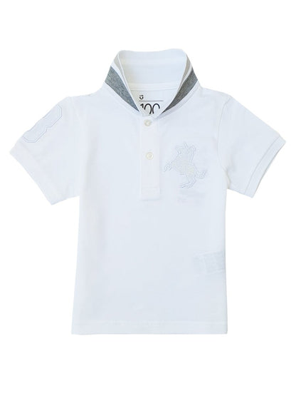 Kids' Embroidered Napoleon Polo - Giordano