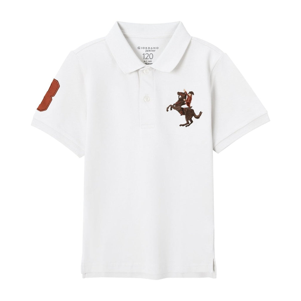 Kids' Embroidered Napoleon Polo 4 Y - Shop Giordano