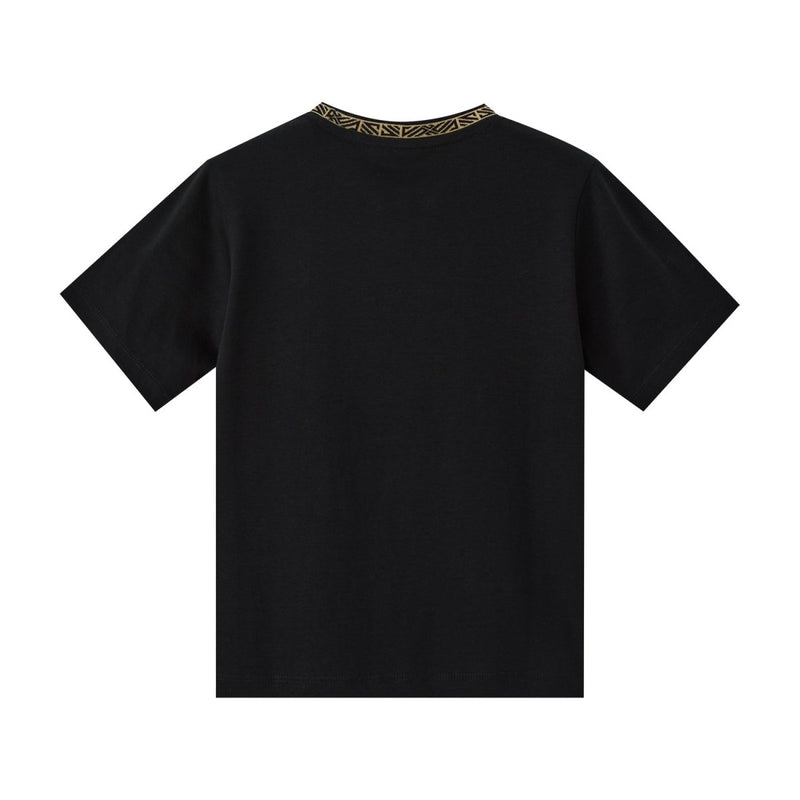 Giordano Kid's' Embroidered Tee: Soft Cotton, Classic Style, Everyday Comfort - Premium Tee