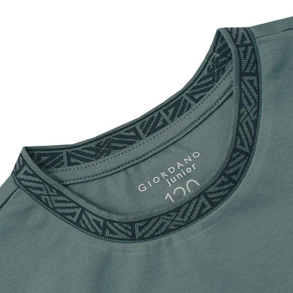 Kids' Embroidered Tee: Soft Cotton, Classic Style, Everyday Comfort - Giordano