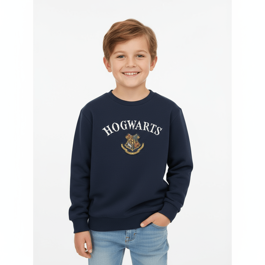 Giordano Kid's Harry Potter Printed Sweatshirt - Limited Edition Collection Cotton Polyester - Premium Sweatshirts