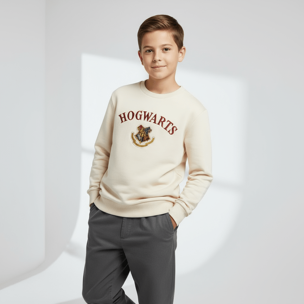 Kid's Harry Potter Printed Sweatshirt - Limited Edition Collection Cotton Polyester 4 Y - Shop Giordano