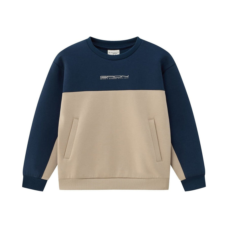 Giordano Kid's Interlock Crew Neck Printed Comfort Sweatshirt - Premium Tee