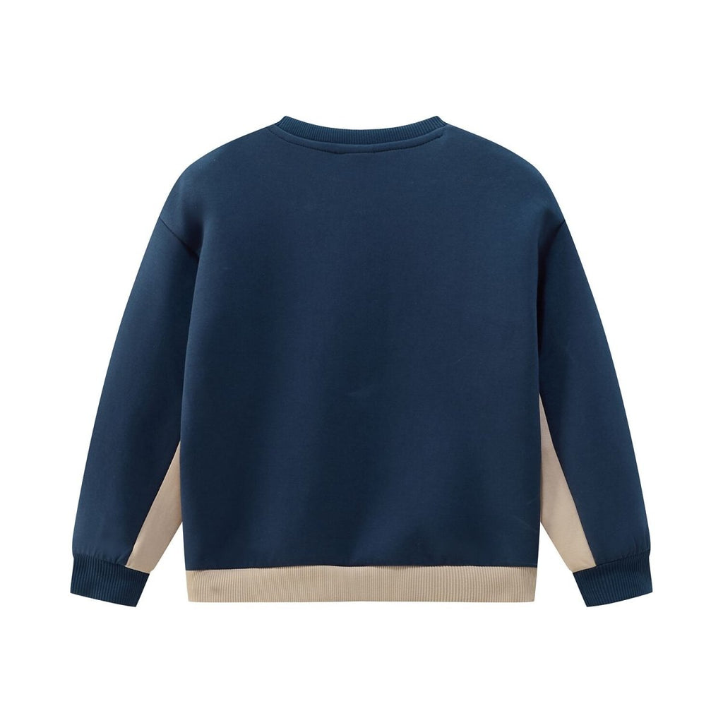 Giordano Kid's Interlock Crew Neck Printed Comfort Sweatshirt - Premium Tee
