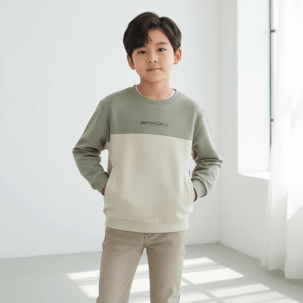 Kid's Interlock Crew Neck Printed Comfort Sweatshirt 4 Y - Shop Giordano