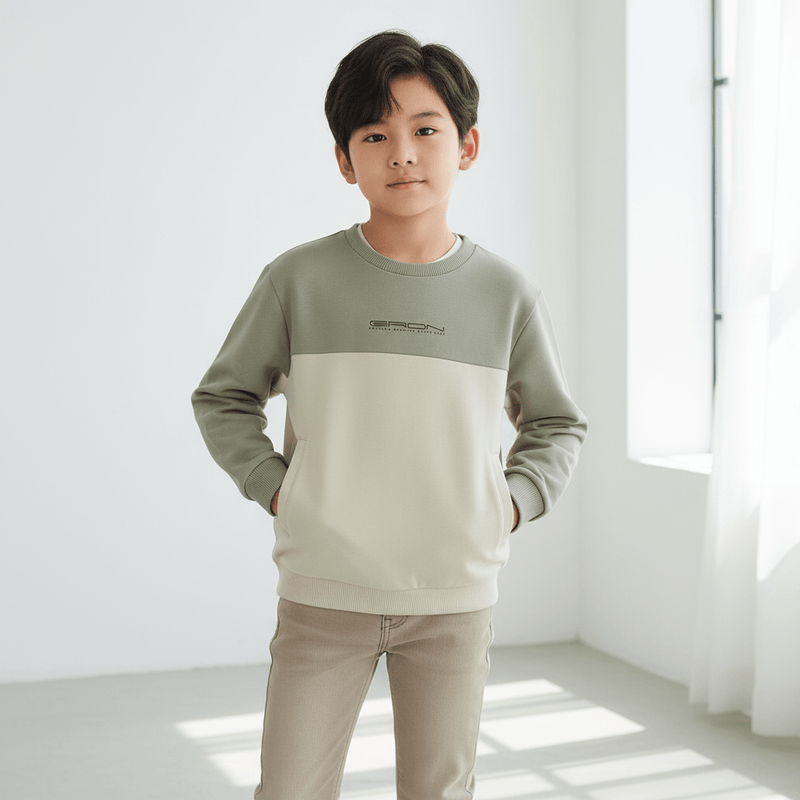 Kid's Interlock Crew Neck Printed Comfort Sweatshirt 4 Y - Shop Giordano