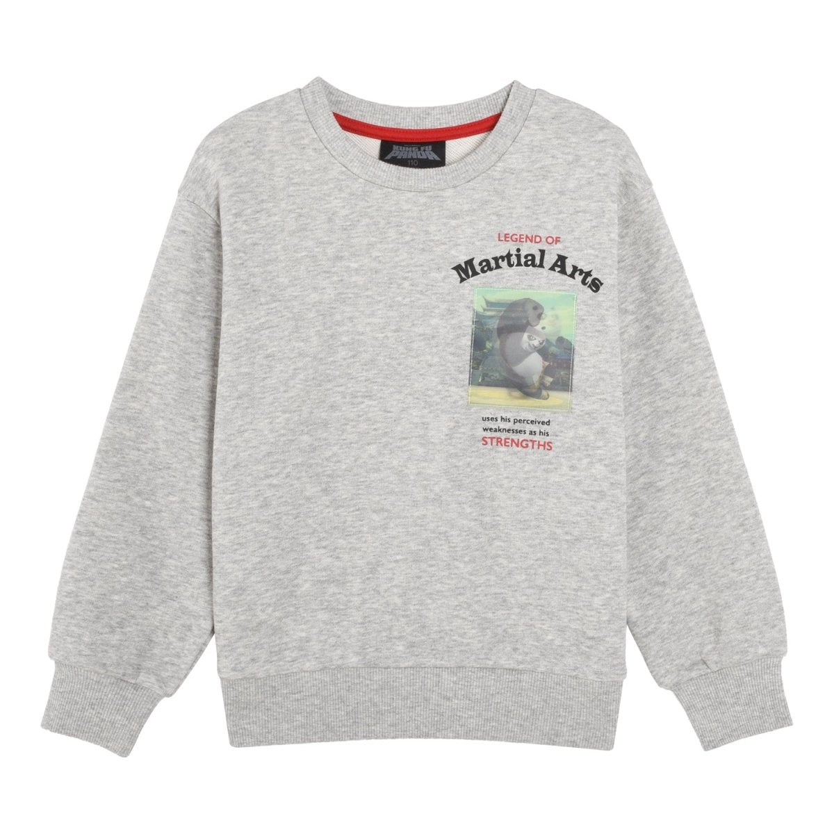 Kids Kung Fu Panda Series French Terry Crewneck Sweatshirt - Giordano