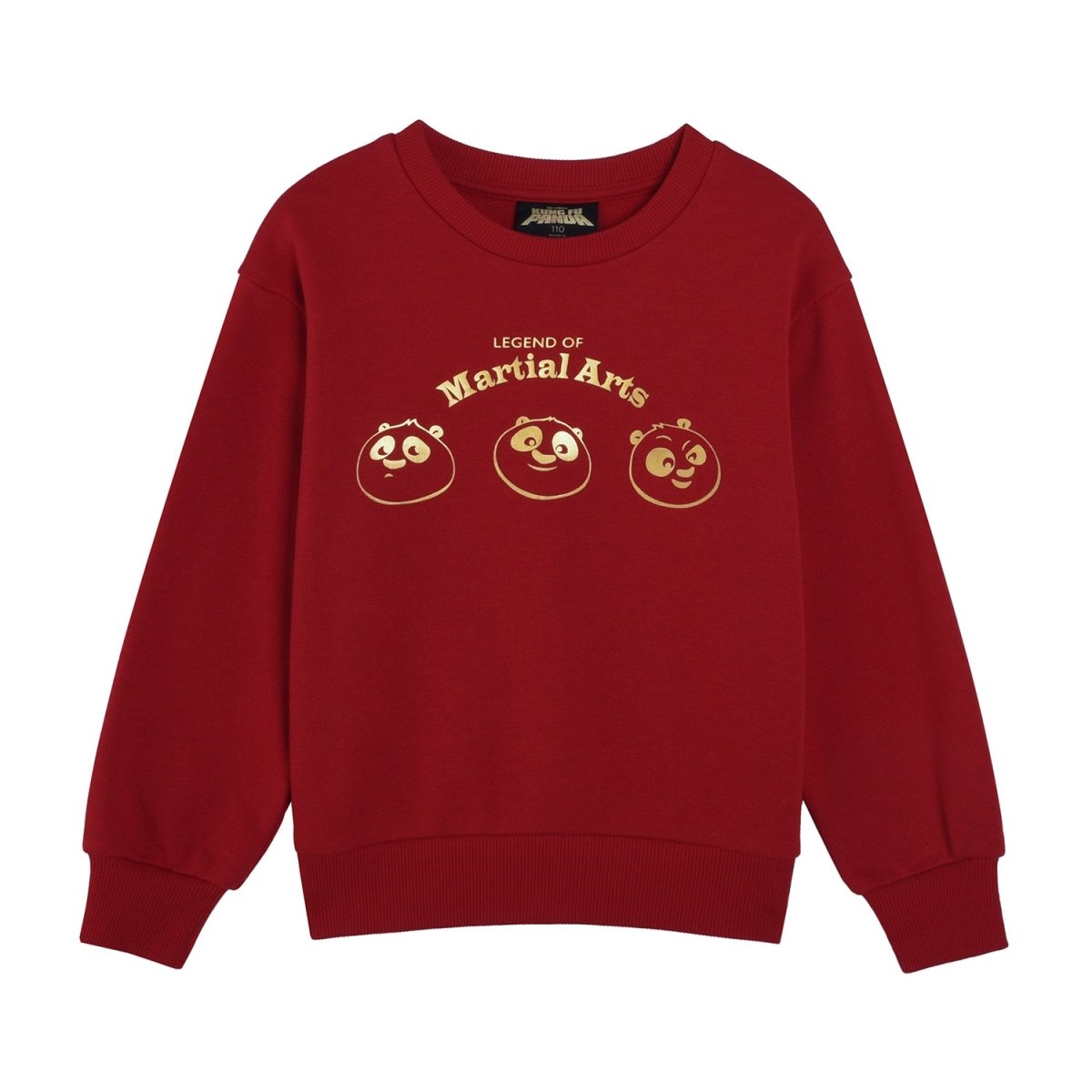 Giordano Kids Kung Fu Panda Series French Terry Crewneck Sweatshirt - Premium Sweatshirts