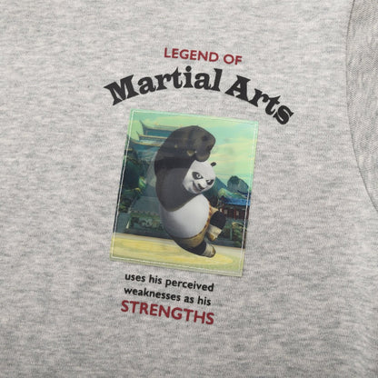 Kids Kung Fu Panda Series French Terry Crewneck Sweatshirt - Giordano