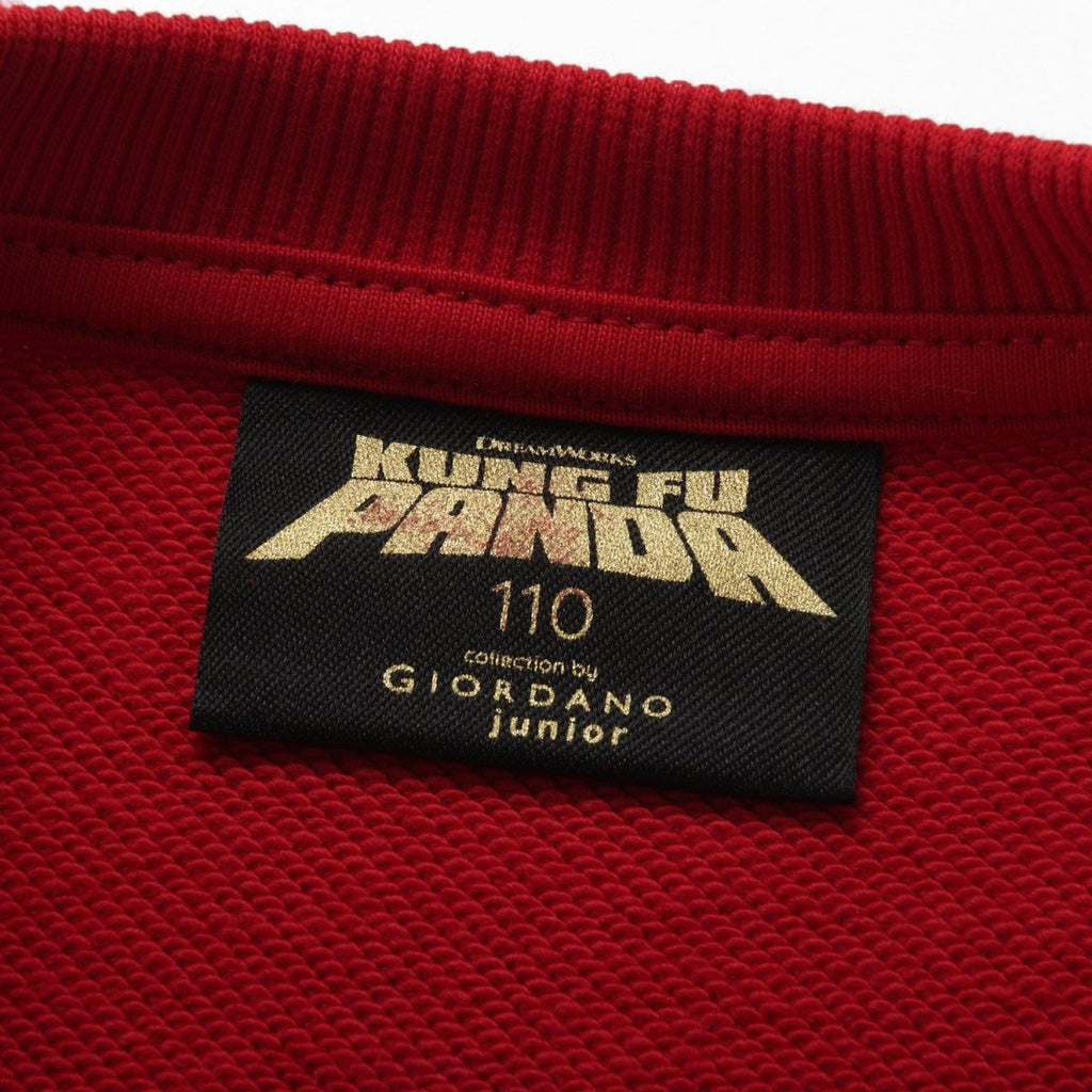 Giordano Kids Kung Fu Panda Series French Terry Crewneck Sweatshirt - Premium Sweatshirts