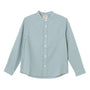 Kids Linen - Cotton Band Collar Shirt - Long Sleeve, Garment Wash 4 - 5 Y - Shop Giordano