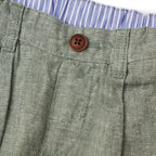 Giordano Kids Linen Cotton Capri Pants: Elastic Waist, Tapered Fit - Premium Pants