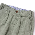 Giordano Kids Linen Cotton Capri Pants: Elastic Waist, Tapered Fit - Premium Pants