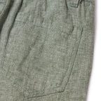 Giordano Kids Linen Cotton Capri Pants: Elastic Waist, Tapered Fit - Premium Pants