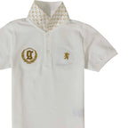 Giordano Kid's' Lion Crest Polo: Slim Fit, Classic Style, Bold Detailing - Premium Polo