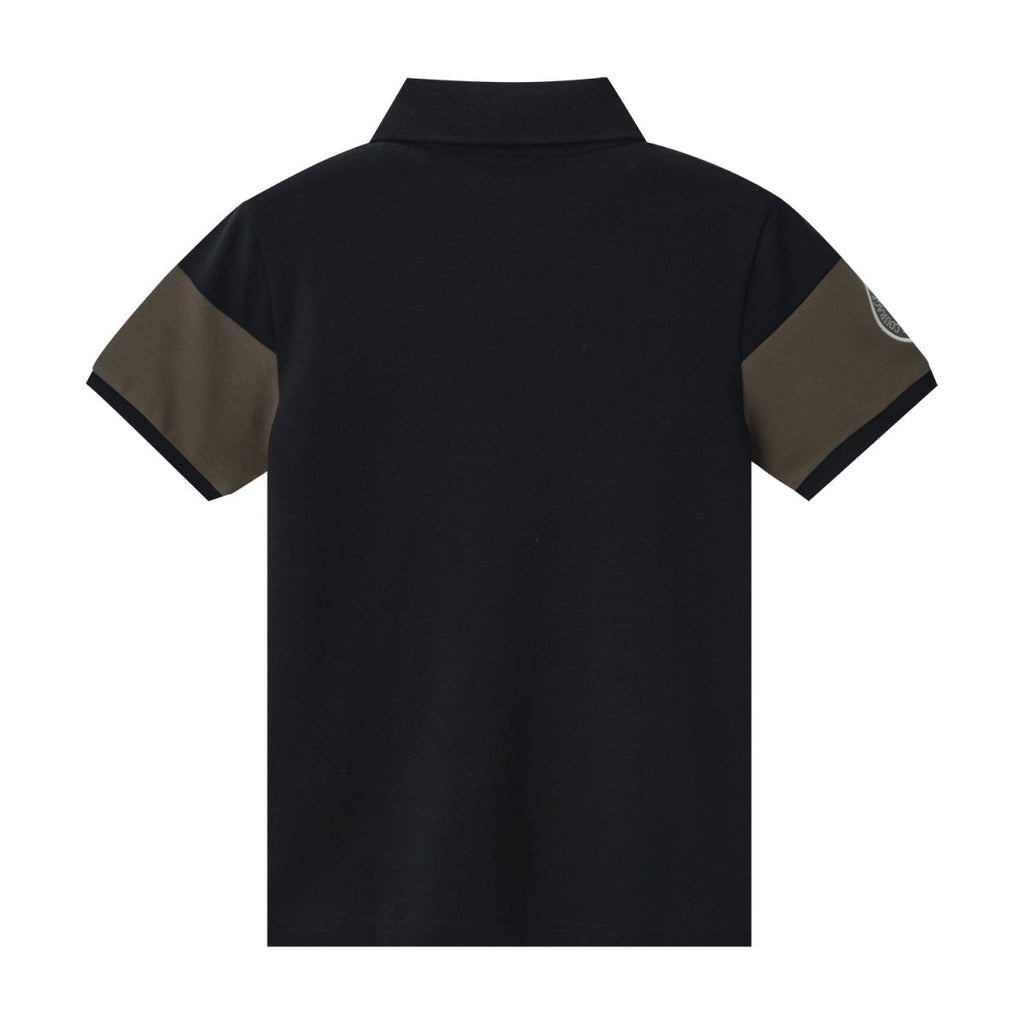 Giordano Kid's' Lion Crest Polo: Slim Fit, Classic Style, Bold Detailing - Premium Polo