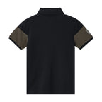 Giordano Kid's' Lion Crest Polo: Slim Fit, Classic Style, Bold Detailing - Premium Polo
