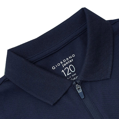 Kids' Lion Crest Polo: Slim Fit, Classic Style, Bold Detailing - Giordano