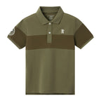 Giordano Kid's' Lion Crest Polo: Slim Fit, Classic Style, Bold Detailing - Premium Polo