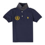 Giordano Kid's' Lion Crest Polo: Slim Fit, Classic Style, Bold Detailing - Premium Polo