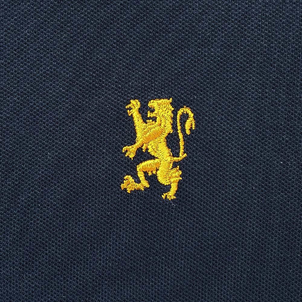 Giordano Kid's' Lion Crest Polo: Slim Fit, Classic Style, Bold Detailing - Premium Polo