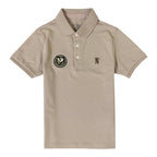 Giordano Kid's' Lion Crest Polo: Slim Fit, Classic Style, Bold Detailing - Premium Polo