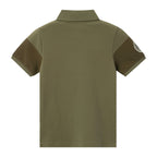 Giordano Kid's' Lion Crest Polo: Slim Fit, Classic Style, Bold Detailing - Premium Polo