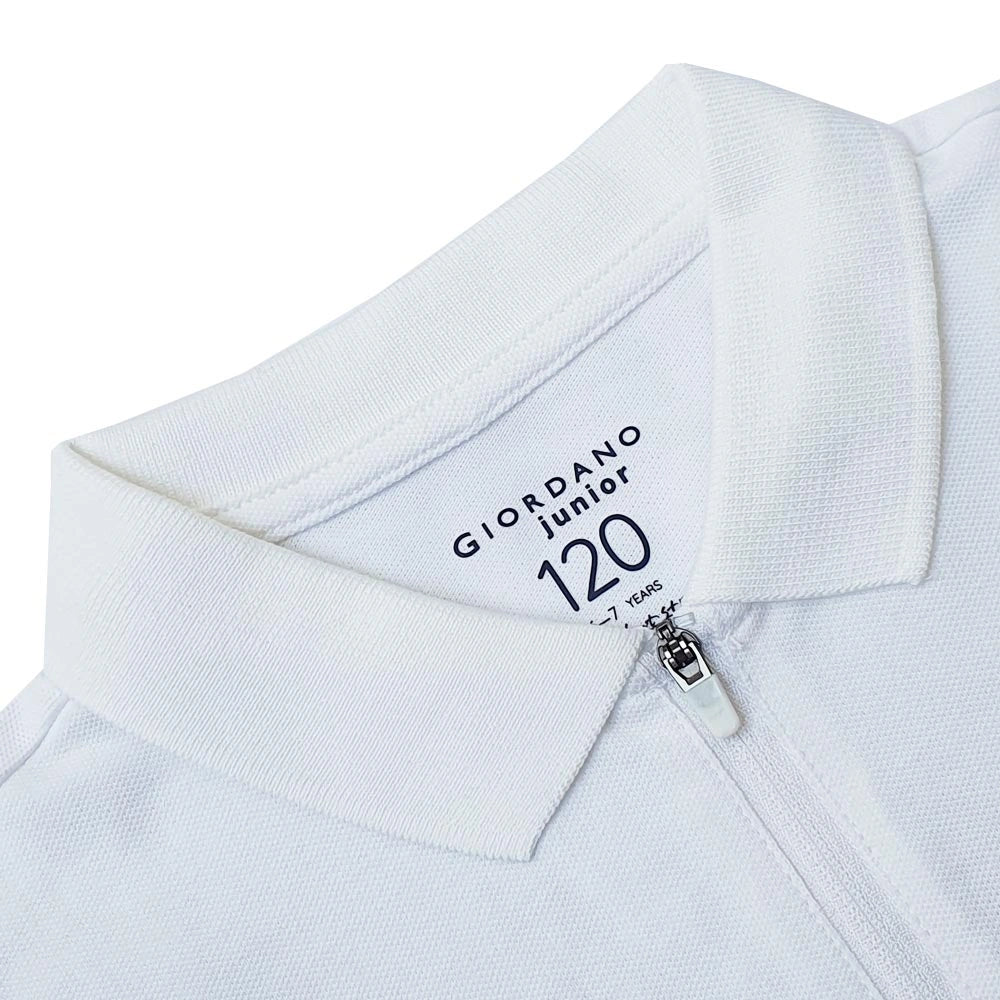 Giordano Kid's' Lion Crest Polo: Slim Fit, Classic Style, Bold Detailing - Premium Polo