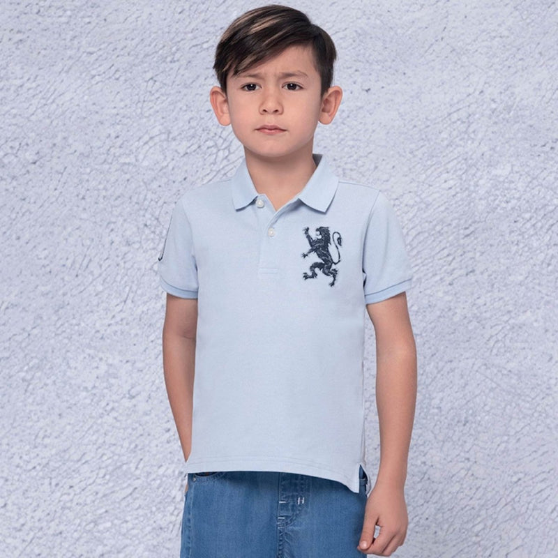 Kids' Lion Polo: 3D Embroidery, Comfort Piqué, Classic Style 4 Y - Shop Giordano