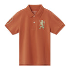 Kids' Lion Polo: 3D Embroidery, Comfort Piqué, Classic Style 4 Y - Shop Giordano