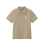 Kids' Lion Polo: 3D Embroidery, Comfort Piqué, Classic Style 4 Y - Shop Giordano
