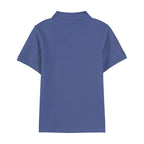 Giordano Kid's' Lion Polo: 3D Embroidery, Comfort Piqué, Classic Style - Premium Polo