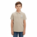 Kids' Lion Polo: 3D Embroidery, Comfort Piqué, Classic Style 4 Y - Shop Giordano