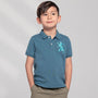 Kids' Lion Polo: 3D Embroidery, Comfort Piqué, Classic Style 4 Y - Shop Giordano