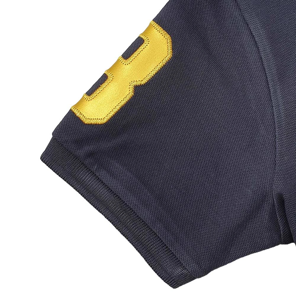 Kids' Lion Polo: 3D Embroidery, Comfort Piqué, Classic Style - Giordano
