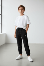 Kids Mid Rise Fleece Jogger With Elastic Waist 4 Y - Shop Giordano