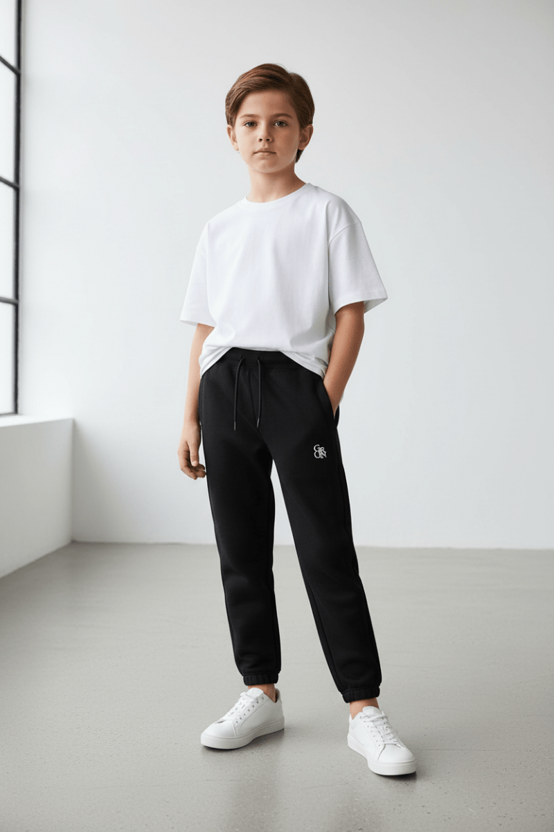 Kids Mid Rise Fleece Jogger With Elastic Waist 4 Y - Shop Giordano