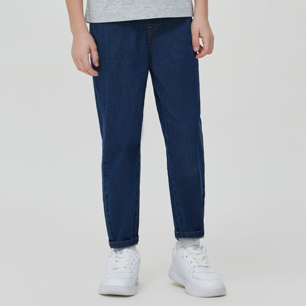Kid's Mid Rise Regular Fit Jeans - Giordano