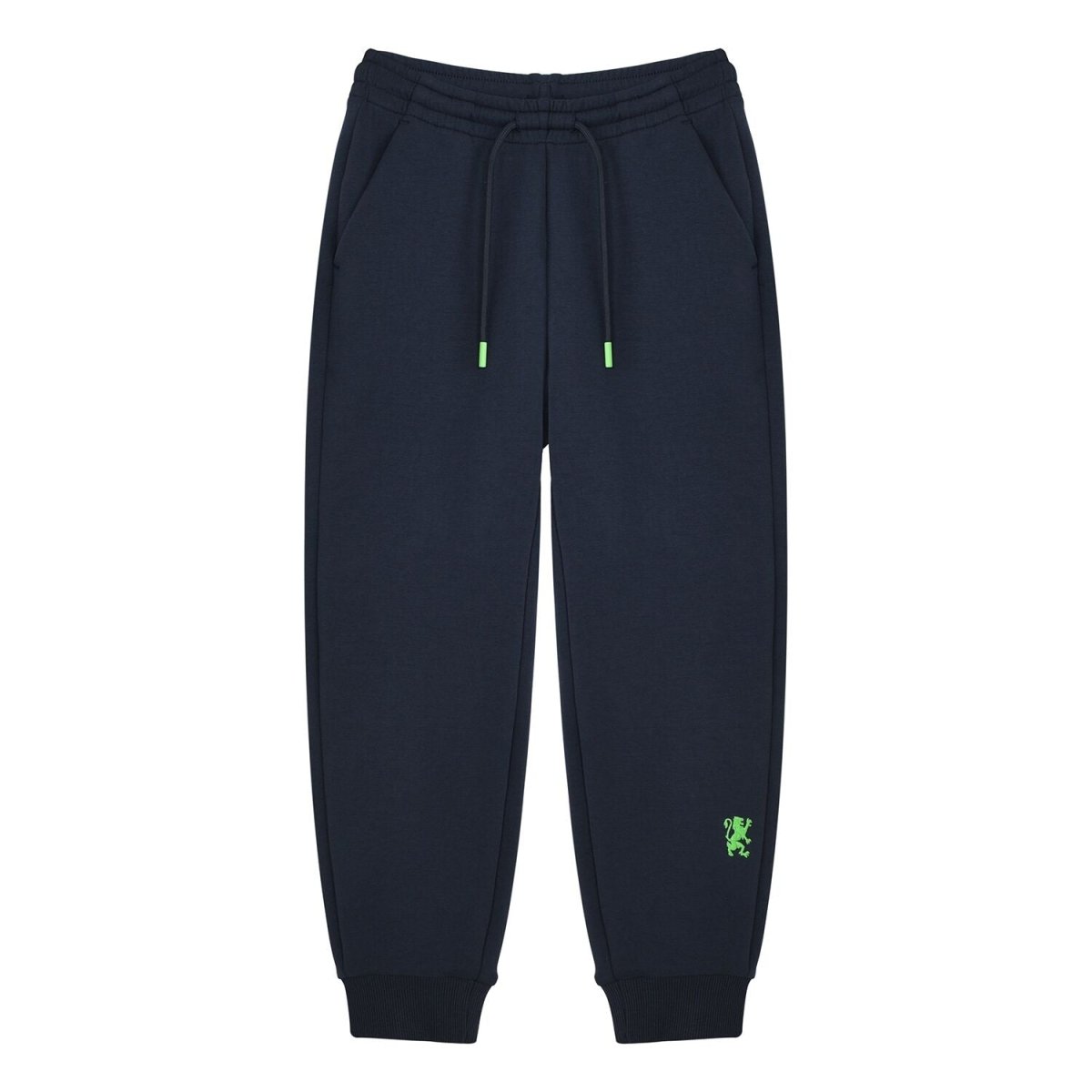 Kids Mid - Rise Regular Taper Interlock Jogger Pants – Soft Elastic Waist Fit - Giordano