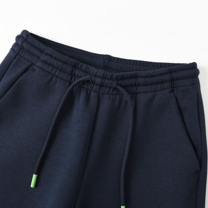 Kids Mid - Rise Regular Taper Interlock Jogger Pants – Soft Elastic Waist Fit - Giordano