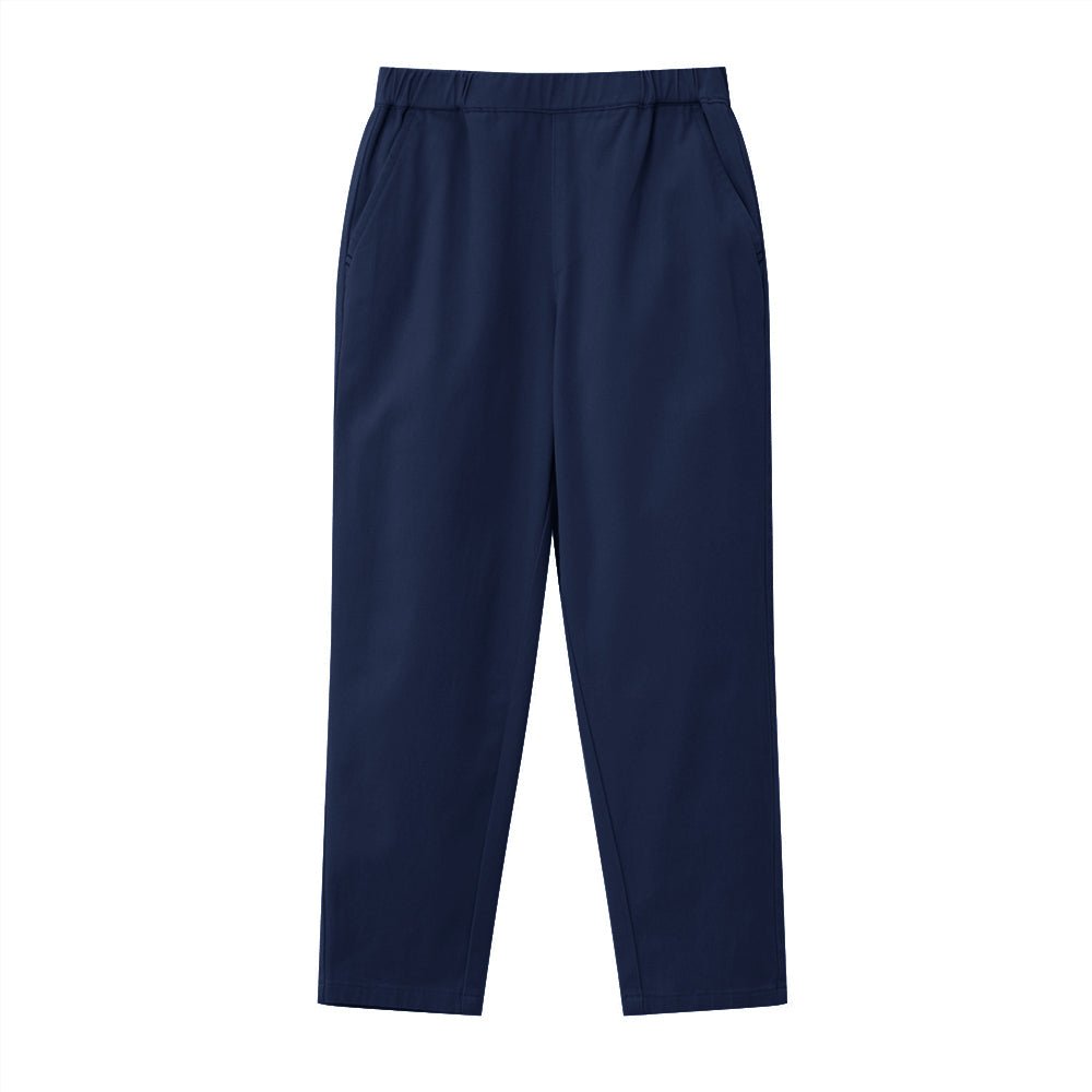 Kids Mid - Rise Regular Taper Stretch Twill Pants – Elastic Waist Comfort Fit 4 Y - Shop Giordano