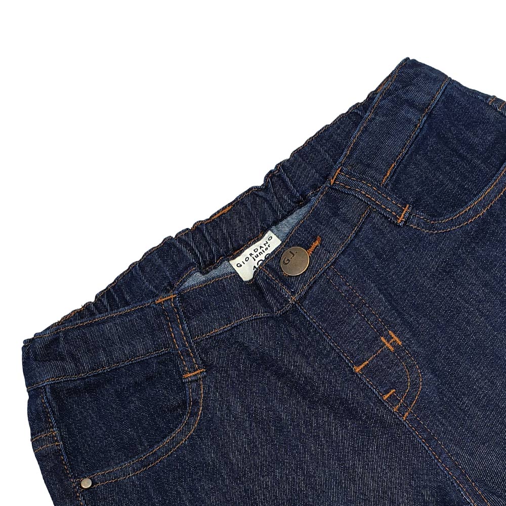Kid's Mid - Rise Slim Taper Stretch Denim Jeans 4 Y - Shop Giordano