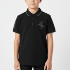 Kids' Napoleon Polo: Classic Piqué, Bold Embroidery, All - Day Comfort 100 - Shop Giordano