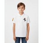 Kids' Napoleon Polo: Classic Piqué, Bold Embroidery, All - Day Comfort 100 - Shop Giordano