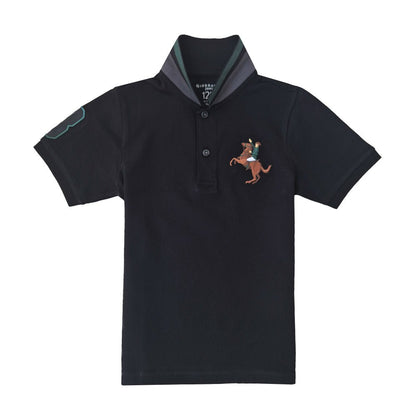 Kids' Napoleon Polo: Classic Piqué, Bold Embroidery, All - Day Comfort - Giordano