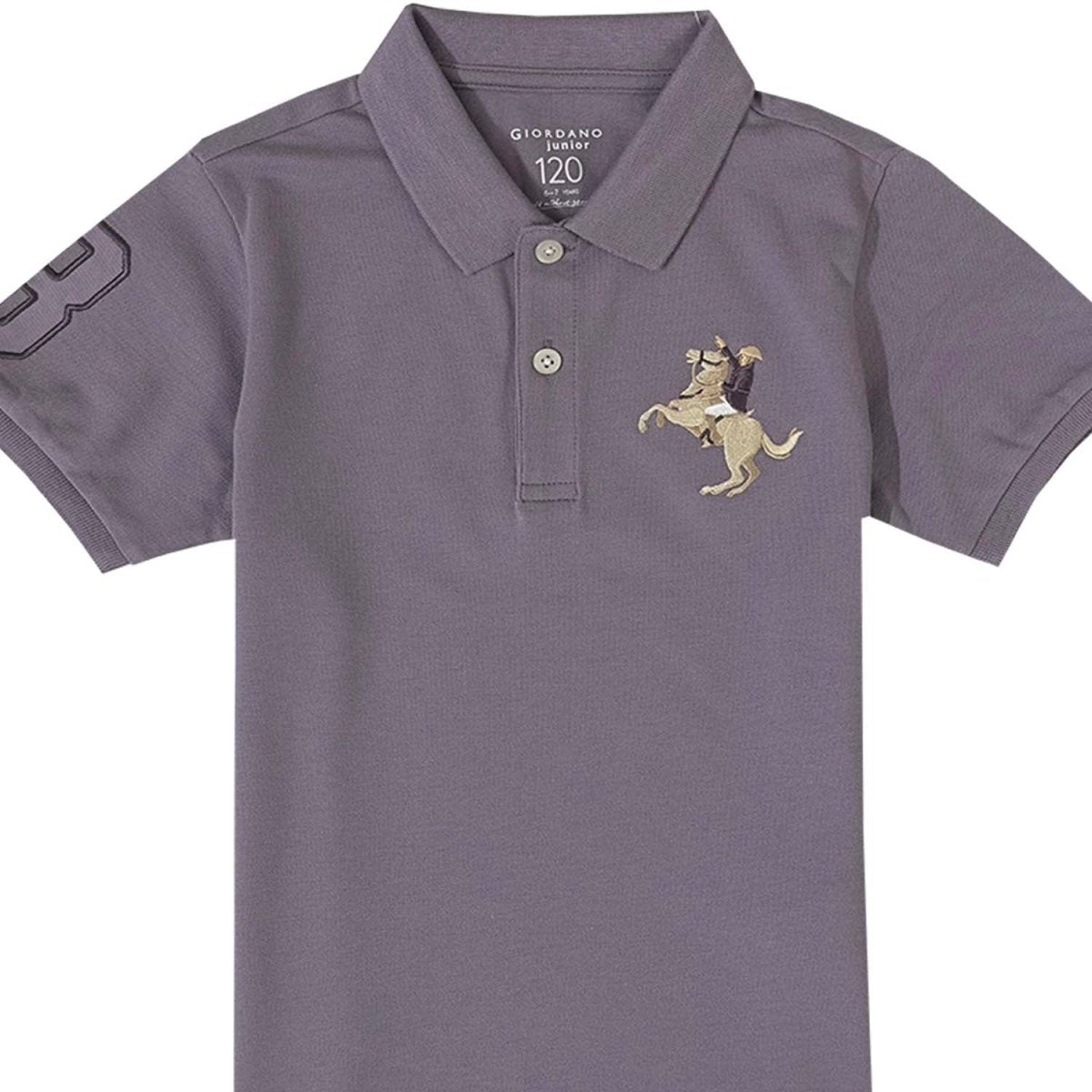 Kids' Napoleon Polo: Classic Piqué, Bold Embroidery, All - Day Comfort 4 Y - Shop Giordano