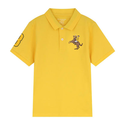 Kids' Napoleon Polo: Classic Piqué, Bold Embroidery, All - Day Comfort - Giordano