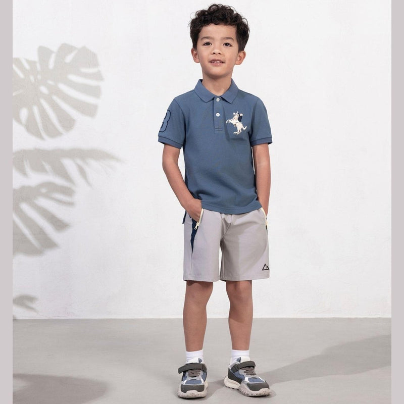 Kids' Napoleon Polo: Classic Piqué, Bold Embroidery, All - Day Comfort 4 Y - Shop Giordano