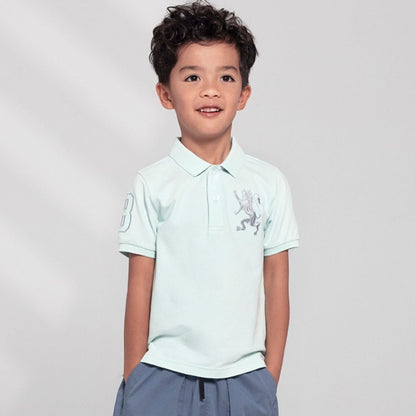 Kids' Napoleon Polo: Classic Piqué, Bold Embroidery, All - Day Comfort - Giordano